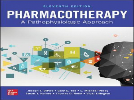 دانلود کتاب کیس بوک دارو درمانی Pharmacotherapy: A Pathophysiologic Approach 11th Edition